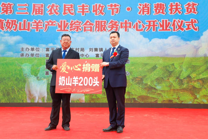 丰收节里助致富 ——星瑞集团连续第四年向陕西富平县进行奶山羊捐赠(图8)